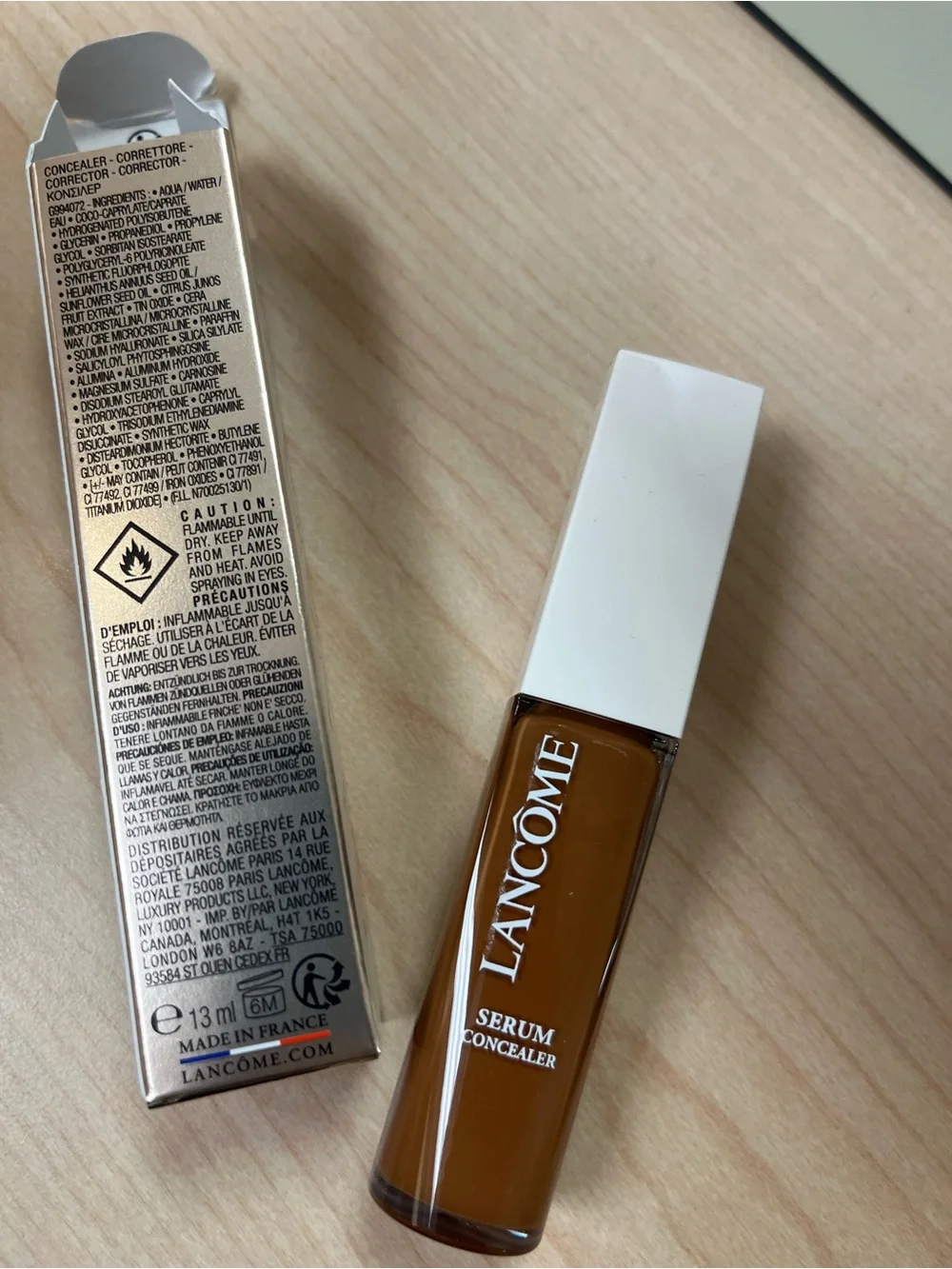 Lancome Teint Idole Ultra Wear Care & Glow Serum Concealer ~0.43 fl oz 445N